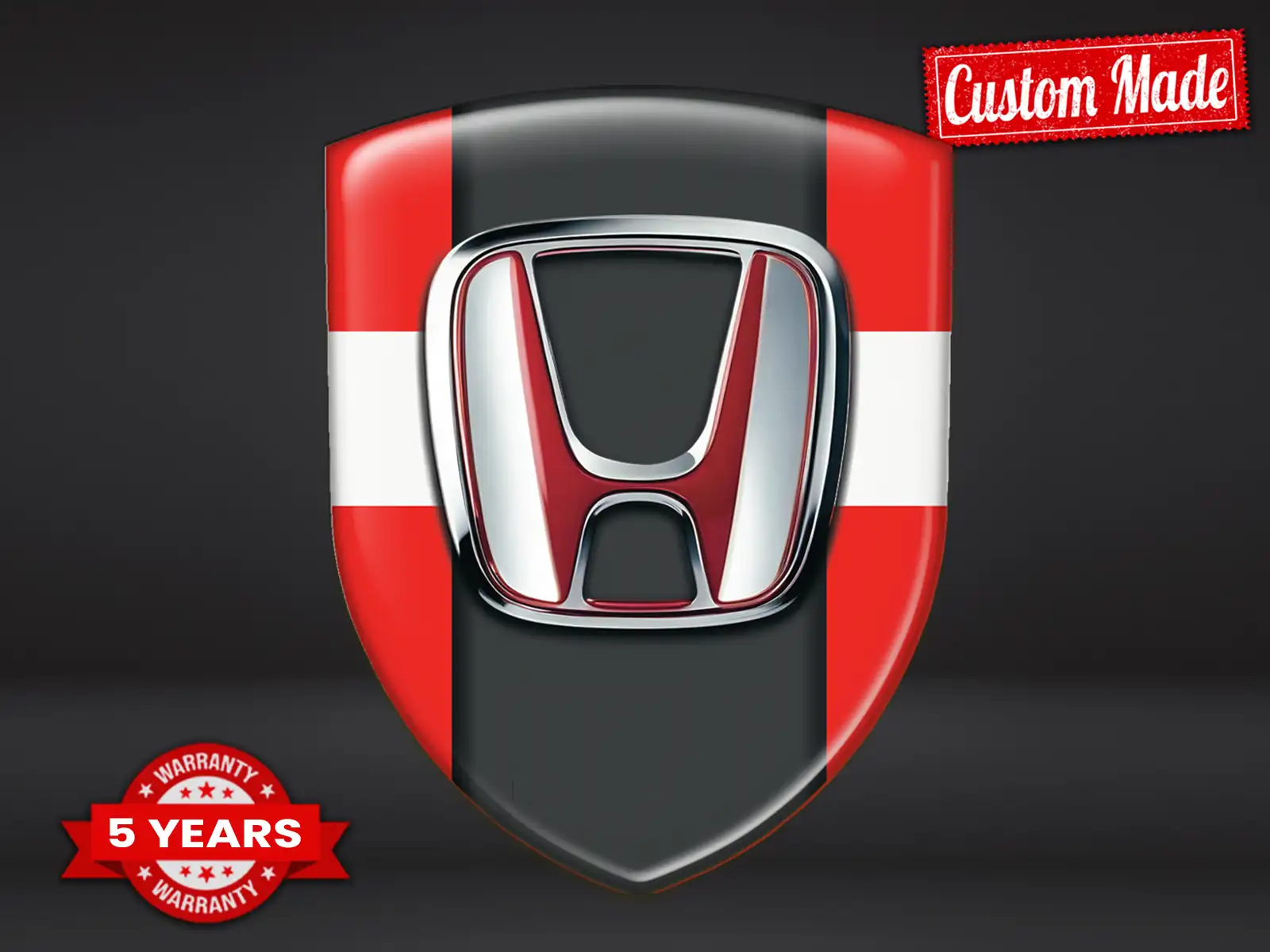 Honda Heckscheibensticker Luxus Minimal Tuning Auto